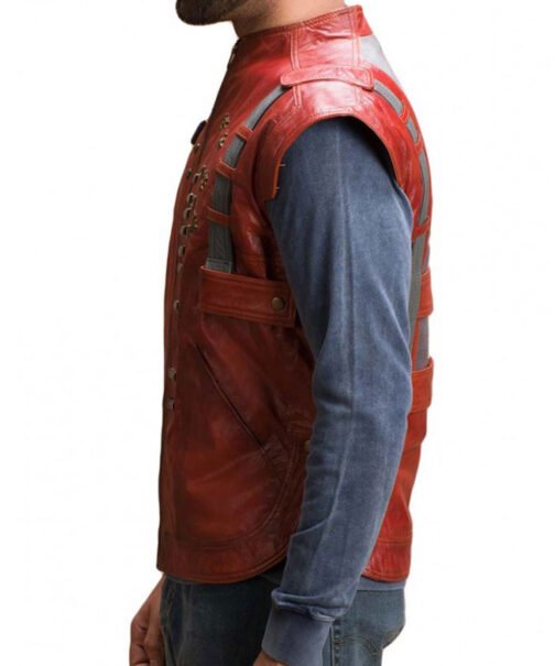 Chris Pratt Guardians of The Galaxy Leather Vest - Image 6