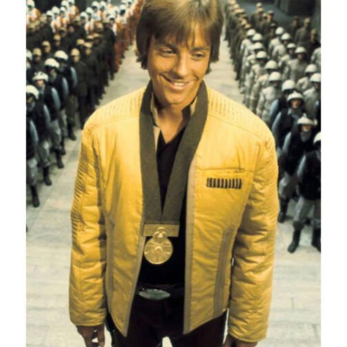 Star Wars A New Hope Mark Hamill Yellow Jacket - Image 2
