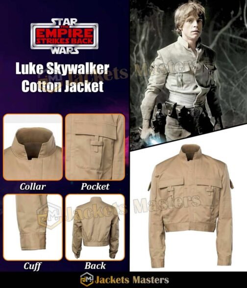 Star Wars Empire Strikes Back Mark Hamill Bespin Jacket - Image 10