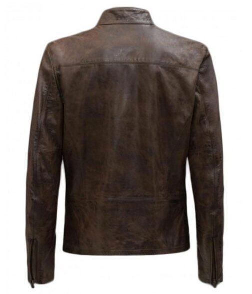 Harrison Ford Star Wars TFA Brown Leather Jacket - Image 3
