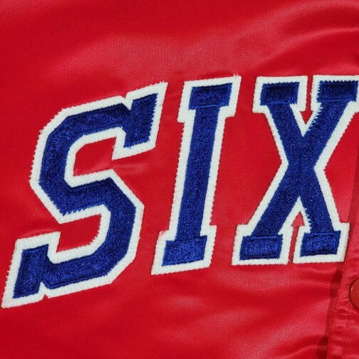 76ers Philadelphia Sixers Vintage Red Jacket - Image 10