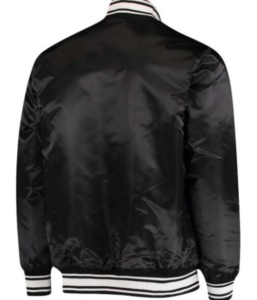 Starter Baltimore Ravens Bomber Satin Jacket - Image 2