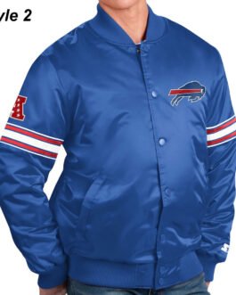 Bomber Buffalo Bills Royal Blue Jacket