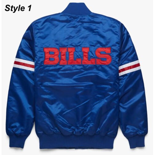 Bomber Buffalo Bills Royal Blue Jacket - Image 3