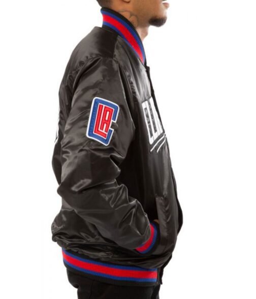 LA Clippers Starter Bomber Jacket - Image 6