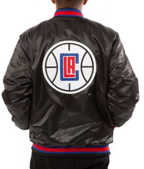 LA Clippers Starter Bomber Jacket - Image 3