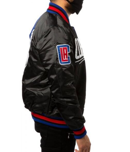 LA Clippers Starter Bomber Jacket - Image 8