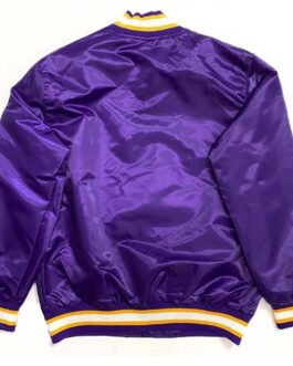 LSU Tigers Purple Satin Jacket