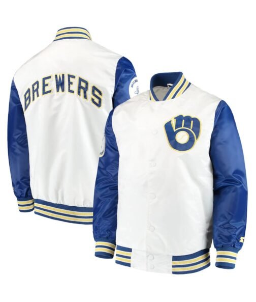 Milwaukee Brewers Starter Blue Jacket - Image 9