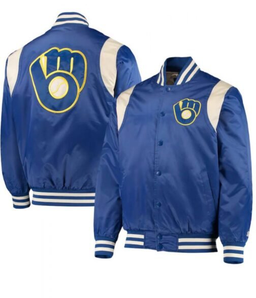 Milwaukee Brewers Starter Blue Jacket - Image 8