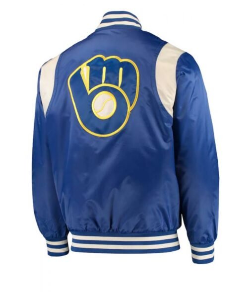 Milwaukee Brewers Starter Blue Jacket - Image 4