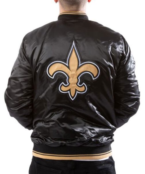 New Orleans Saints Starter Satin Jacket - Image 5
