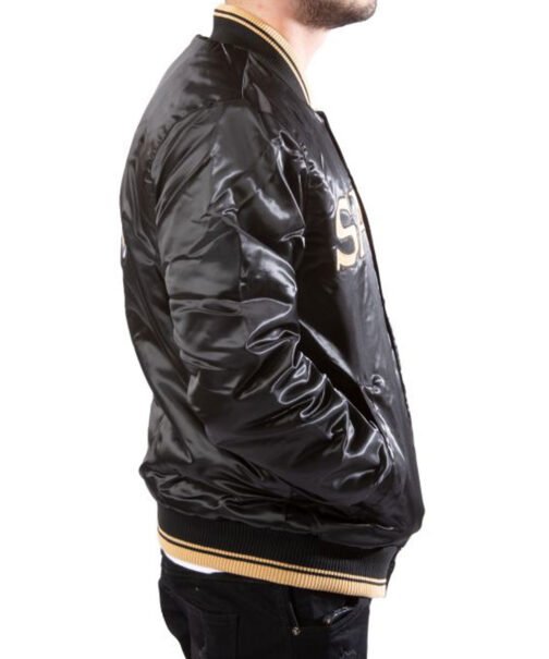 New Orleans Saints Starter Satin Jacket - Image 3