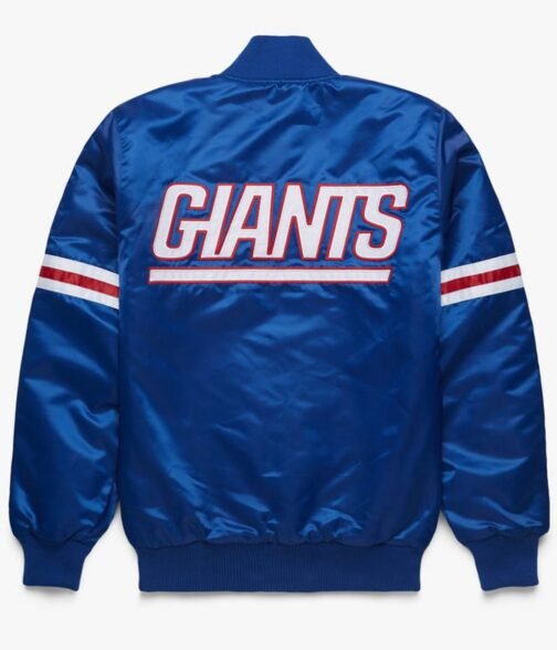NFL Satin Seattle Seahawks Royal Blue Jacket - Image 2