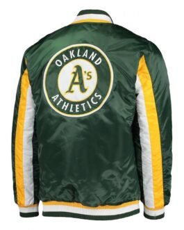 Oakland Athletics The Ace Green Full-Snap Jacket