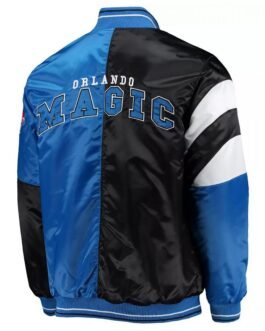 75th Anniversary Orlando Magic Leader Color Block Satin Jacket