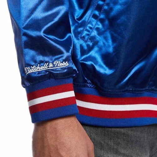 Philadelphia 76ers NBA Tough Season Satin Jacket - Image 15