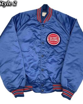 Starter 90’s NBA Detroit Pistons Blue Jacket