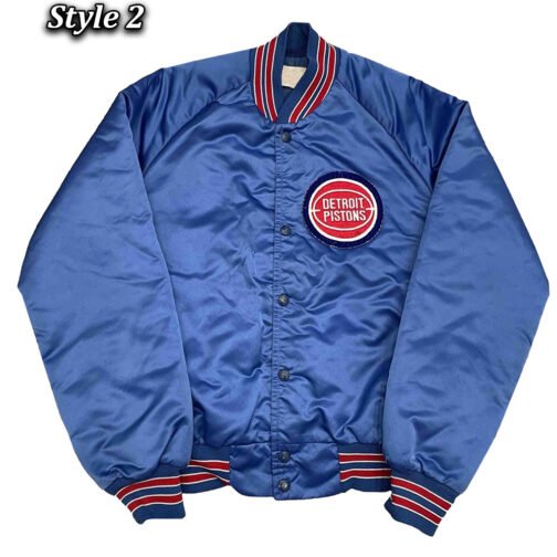Starter 90’s NBA Detroit Pistons Blue Jacket - Image 2