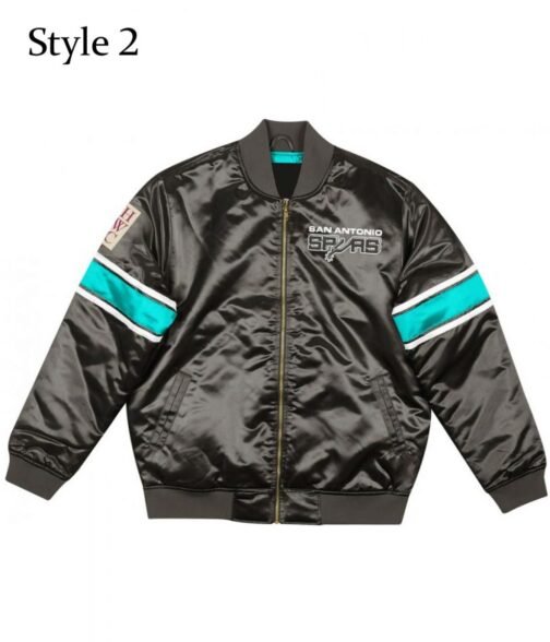 NBA San Antonio Spurs Satin Jacket - Image 4