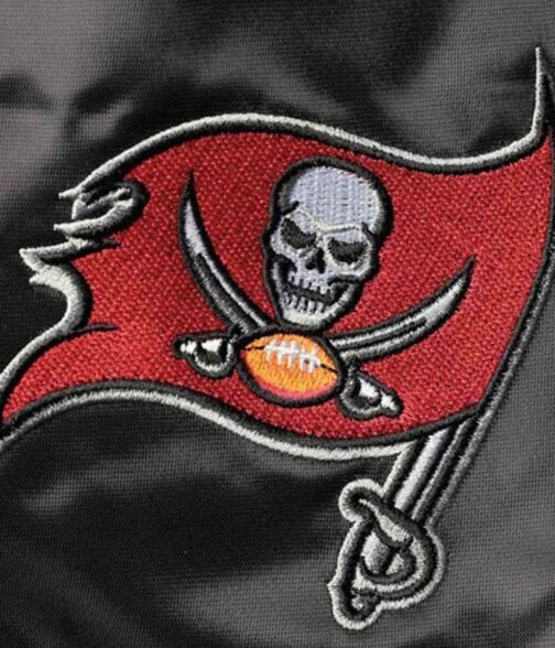 Bomber Tampa Bay Buccaneers Locker Room Black Jacket - Image 4