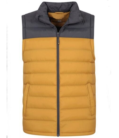 Station Eleven Milton Barnes Puffer Yellow and Black Vest