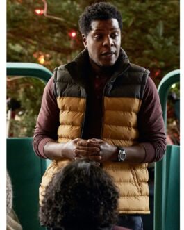 Station Eleven Milton Barnes Puffer Yellow and Black Vest