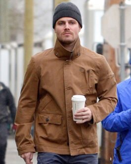 Arrow Season 2 Oliver Queen Brown Cotton Jacket