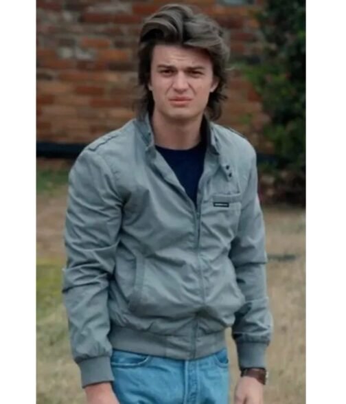 Joe Keery Stranger Things Grey Jacket - Image 6