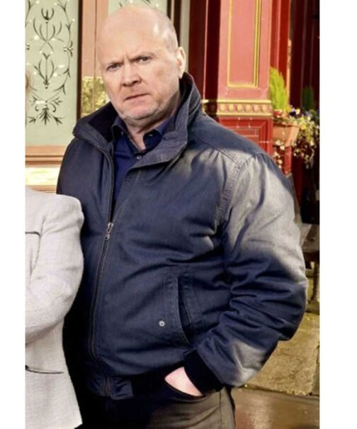 Steve Mcfadden EastEnders Denim Bomber Jacket