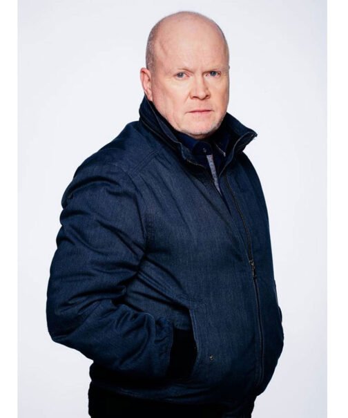 Steve Mcfadden EastEnders Denim Bomber Jacket - Image 4