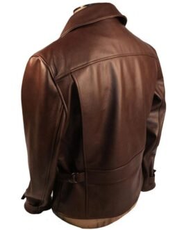 Chris Evans Captain America The First Avenger Brown Leather Jacket