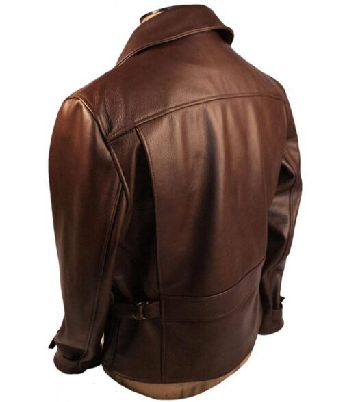 Chris Evans Captain America The First Avenger Brown Leather Jacket - Image 2