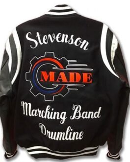Stevenson Marching Band Black Varsity Jacket