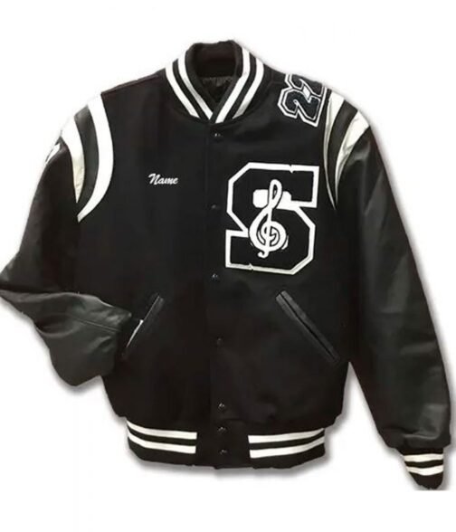 Stevenson Marching Band Black Varsity Jacket