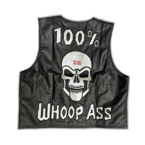Steve Austin 3:16 SOB Leather Vest - Image 3