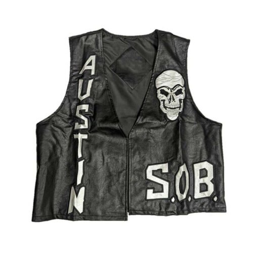 Steve Austin 3:16 SOB Leather Vest
