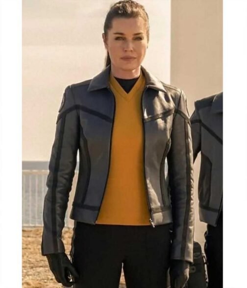 Strange New Worlds Star Trek Grey Leather Jacket - Image 7