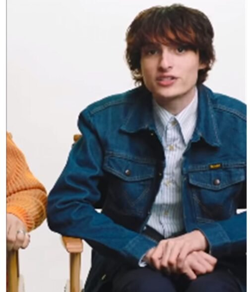 Finn Wolfhard Stranger Things Season 4 Blue Denim Jacket - Image 6
