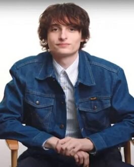 Finn Wolfhard Stranger Things Season 4 Blue Denim Jacket