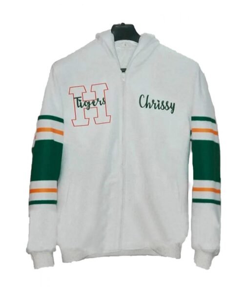 Grace Van Dien Stranger Things S04 White Hoodie - Image 10