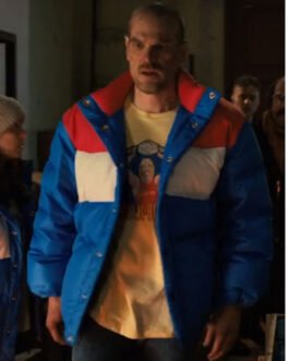 David Harbour Stranger Things S04 Puffer Jacket