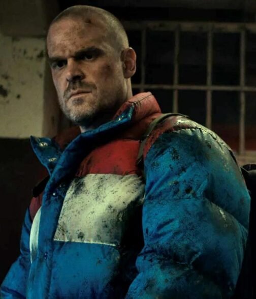 David Harbour Stranger Things S04 Puffer Jacket - Image 11