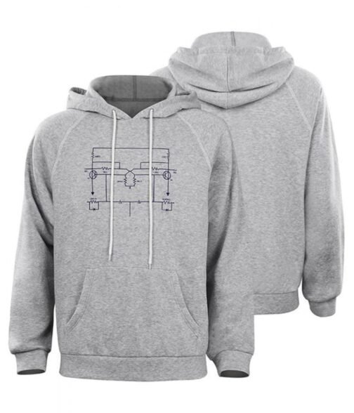 Gaten Matarazzo Stranger Things Season 4 Grey Fleece Hoodie - Image 6