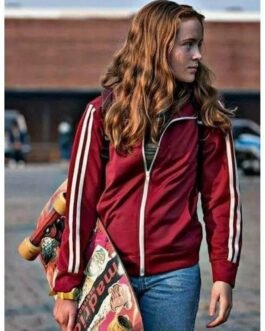 Sadie Sink Stranger Things Track Red Jacket