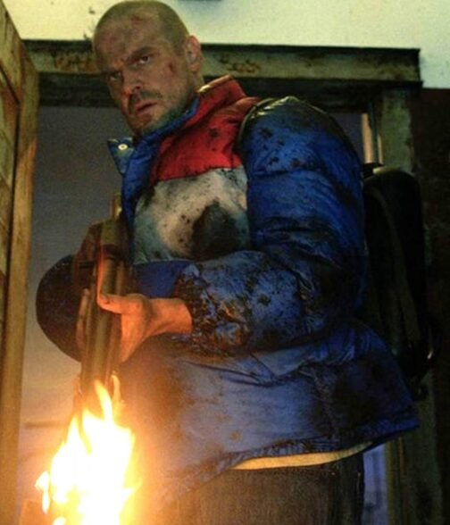 David Harbour Stranger Things S04 Puffer Jacket - Image 6