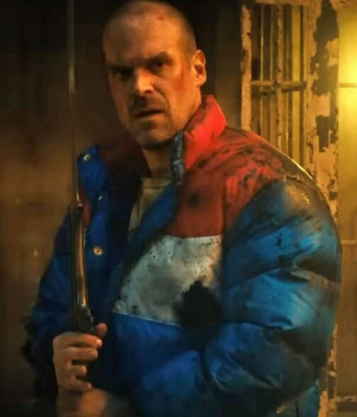 David Harbour Stranger Things S04 Puffer Jacket - Image 12