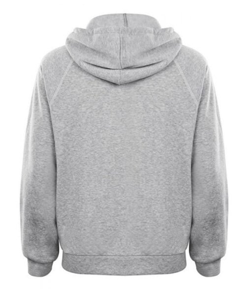 Gaten Matarazzo Stranger Things Season 4 Grey Fleece Hoodie - Image 3