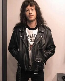 Joseph Quinn Stranger Things S04 Motorcycle Leather Jacket