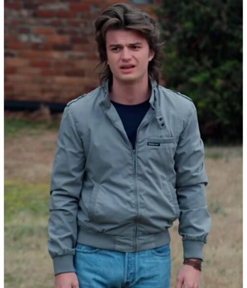 Joe Keery Stranger Things Grey Jacket - Image 5